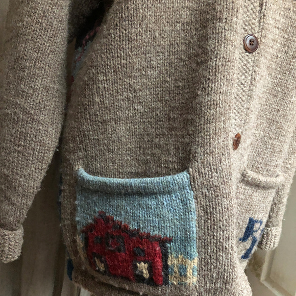 Ralph Lauren Colorful Horse Motif Cardigan - Picture 3 of 6